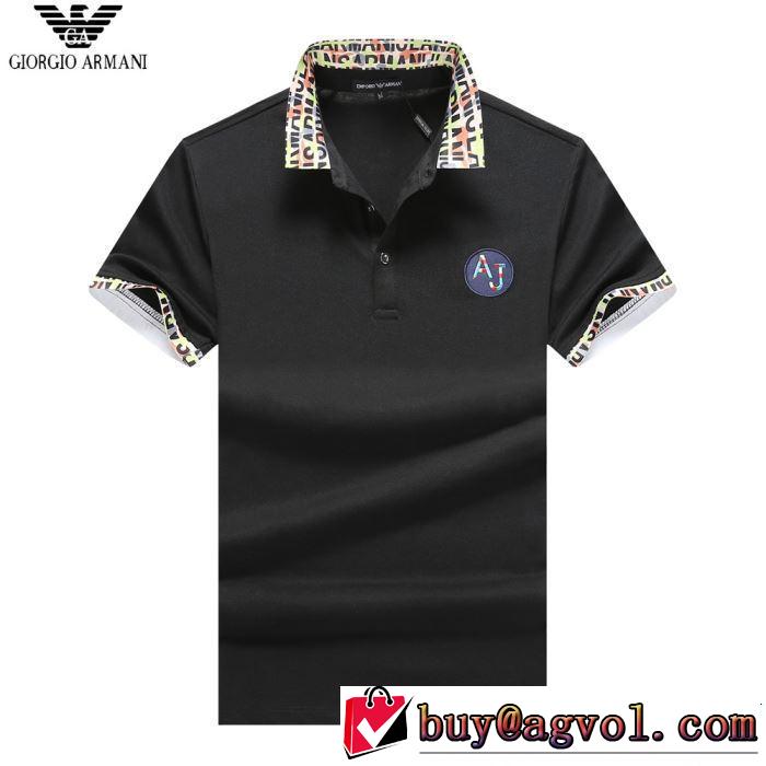 2色可選 半袖Tシャツ 夏にぴったり限定アイテム 2019年春夏流行ファッション ARMANI アルマーニ