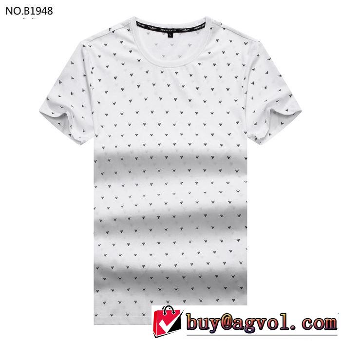 半袖Tシャツ 3色可選 2019春夏は人気定番 リラックススタイルが実現 鮮度が手に入る ARMANI アルマーニ