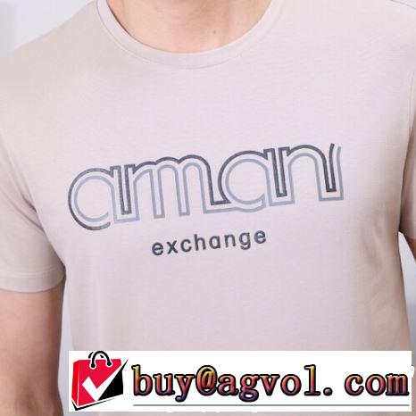 ARMANI アルマーニ 半袖Tシャツ 3色可選 素敵なスタイルで夏の定番 2019年春夏のトレンドアイテム