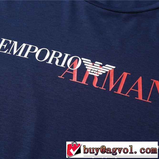 春夏！大人カジュアル 【2019年】夏のファッション 半袖Tシャツ 3色可選 ARMANI アルマーニ