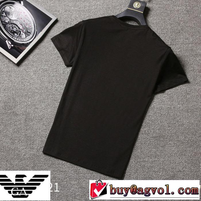 ARMANI アルマーニ 半袖Tシャツ 3色可選 《2019年》今、注目のストリート ブランドの話題の新作も！