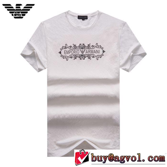 ARMANI アルマーニ 半袖Tシャツ 3色可選 今年の正解大人気新作 2019年春夏のトレンドアイテム