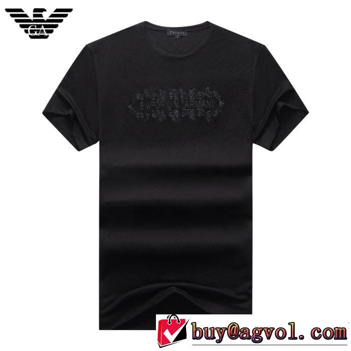ARMANI アルマーニ 半袖Tシャツ 3色可選 今年の正解大人気新作 2019年春夏のトレンドアイテム