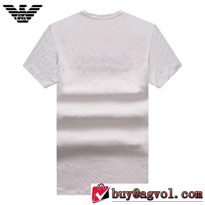 ARMANI アルマーニ 半袖Tシャツ 3色可選 今年の正解大人気新作 2019年春夏のトレンドアイテム
