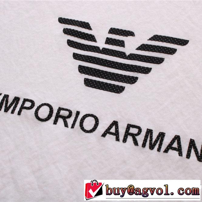 2019年春夏流行ファッション 大人の可愛さを引き立て ARMANI アルマーニ 半袖Tシャツ 3色可選