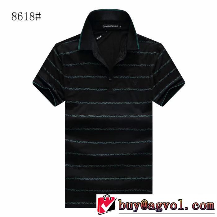 アルマーニ2019春夏人気トレンドアイテム  ARMANI  Tシャツ/半袖 暑い季節も大活躍  4色可選