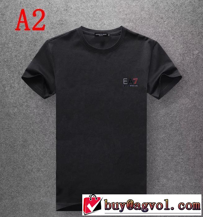 元気な印象のコーデ アルマーニ ARMANI  Tシャツ/半袖 2019SS グッと大人っぽい印象に 多色可選