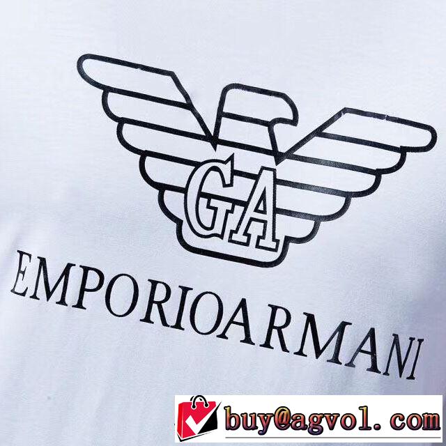 2色可選アルマーニ【2019年】夏のファッション  ARMANI 爽やかカジュアル人気 Tシャツ/半袖
