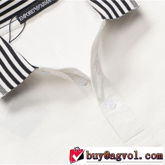 2019年春夏シーズンの人気 アルマーニ  Tシャツ/半袖  3色可選 ARMANI 夏ファッションをおしゃれに楽しもう