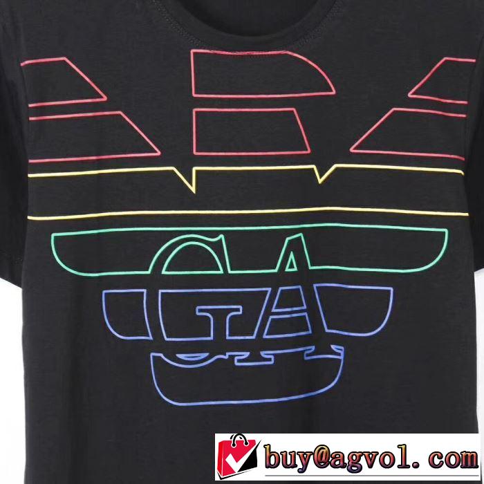 Tシャツ/半袖  ARMANI 4色可選2019春夏のトレンド新商品 今期注目のブランドトレンド アルマーニ
