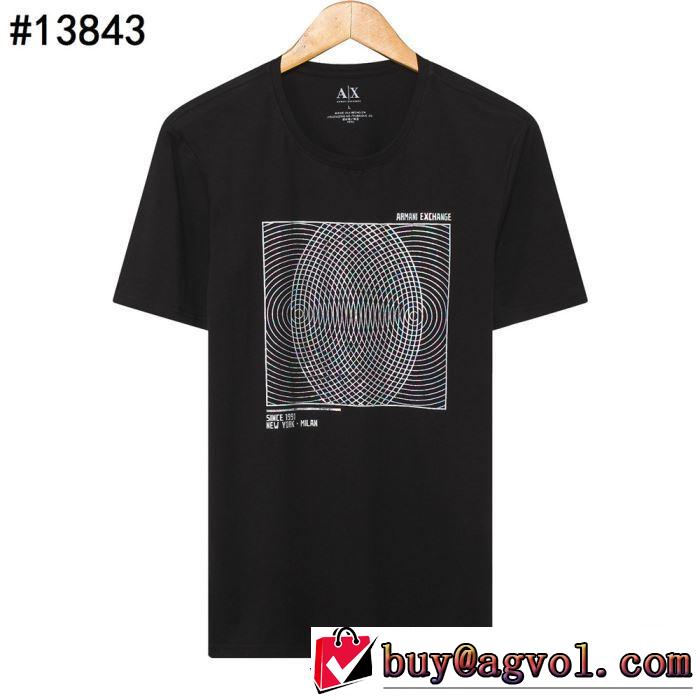 素敵カジュアルの春夏コレクション Tシャツ/半袖 【2019年】夏のファッション 3色可選 アルマーニ ARMANI