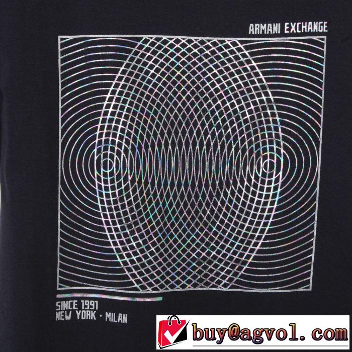 素敵カジュアルの春夏コレクション Tシャツ/半袖 【2019年】夏のファッション 3色可選 アルマーニ ARMANI