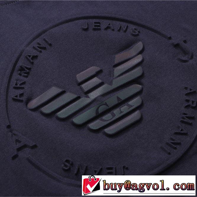 ARMANI 大人らしく仕上げ Tシャツ/半袖 【2019年】夏のファッション 4色可選 アルマーニ  キレイめ感が強い