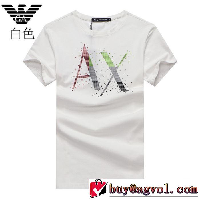 都市独特のトレンドアイテム アルマーニ ARMANI  Tシャツ/半袖  4色可選【2019年】夏のファッション