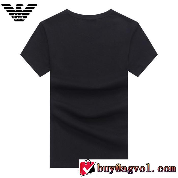 都市独特のトレンドアイテム アルマーニ ARMANI  Tシャツ/半袖  4色可選【2019年】夏のファッション