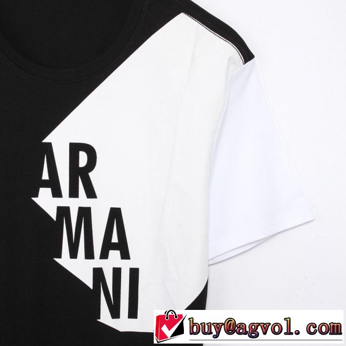 ぜひ今年のトレンドをチェック Tシャツ/半袖  3色可選 アルマーニ 2019春夏トレンドアイテム ARMANI