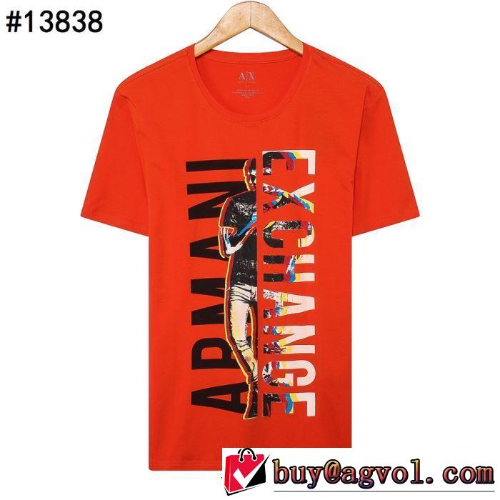 アルマーニ ARMANI特に夏は人気アイテム  Tシャツ/半袖  4色可選 2019SSのトレンド商品