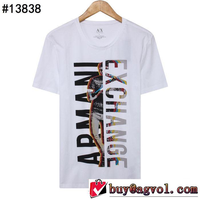 アルマーニ ARMANI特に夏は人気アイテム  Tシャツ/半袖  4色可選 2019SSのトレンド商品