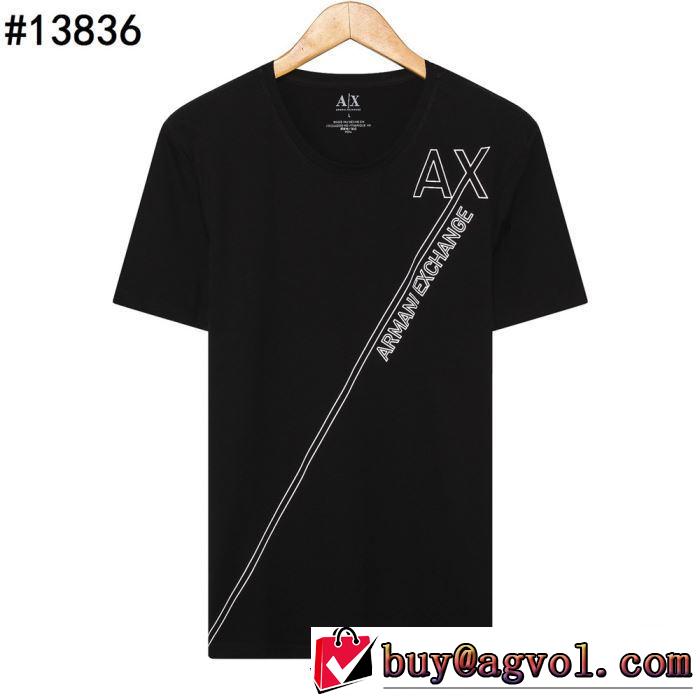 最も目立ったブランド新品 アルマーニ ARMANI 2019年春夏シーズンの人気 4色可選   Tシャツ/半袖