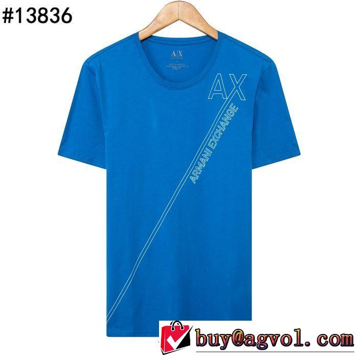 最も目立ったブランド新品 アルマーニ ARMANI 2019年春夏シーズンの人気 4色可選   Tシャツ/半袖