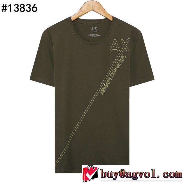 最も目立ったブランド新品 アルマーニ ARMANI 2019年春夏シーズンの人気 4色可選   Tシャツ/半袖