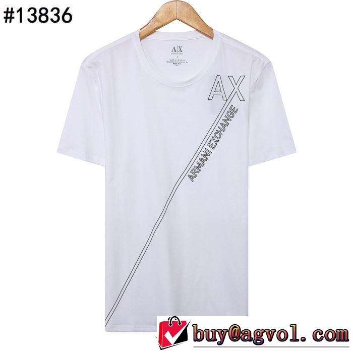 最も目立ったブランド新品 アルマーニ ARMANI 2019年春夏シーズンの人気 4色可選   Tシャツ/半袖