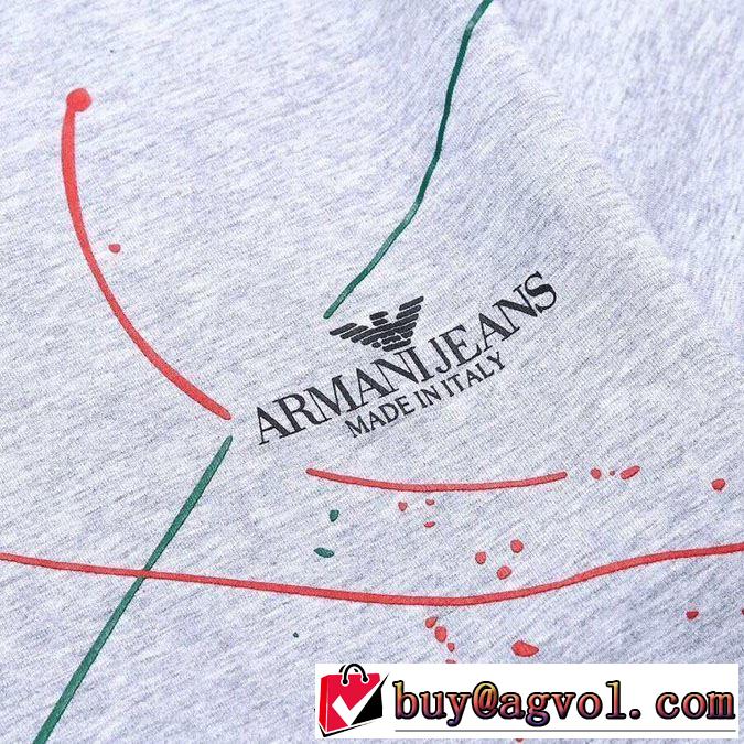 ARMANI ゆったり感のあるアイテム 2019SSのトレンド商品 Tシャツ/半袖 3色可選 アルマーニ