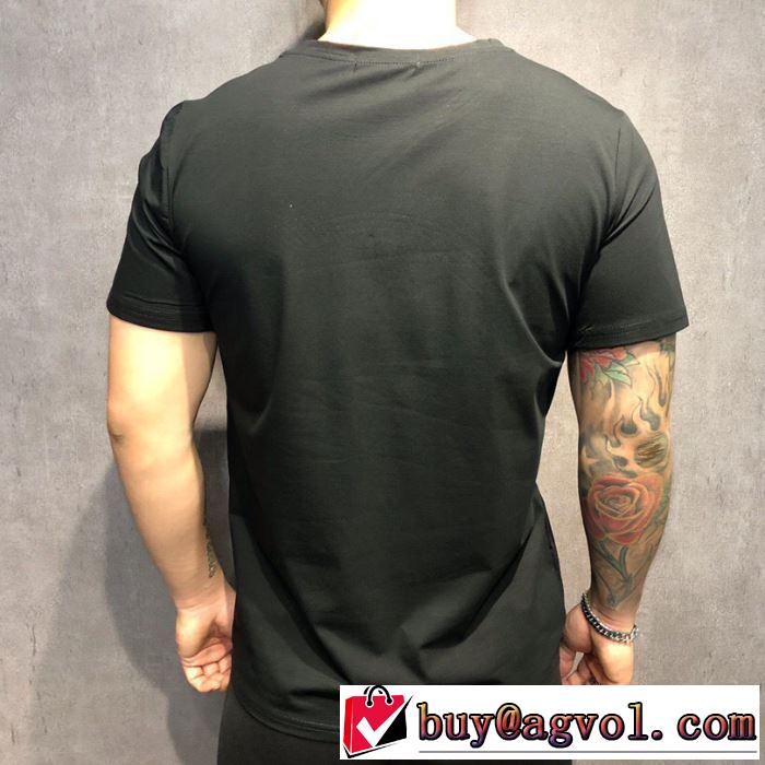 2019年夏の一押しファッションアイテム  2色可選 アルマーニ 海外セレブは大人気 ARMANI  Tシャツ/半袖