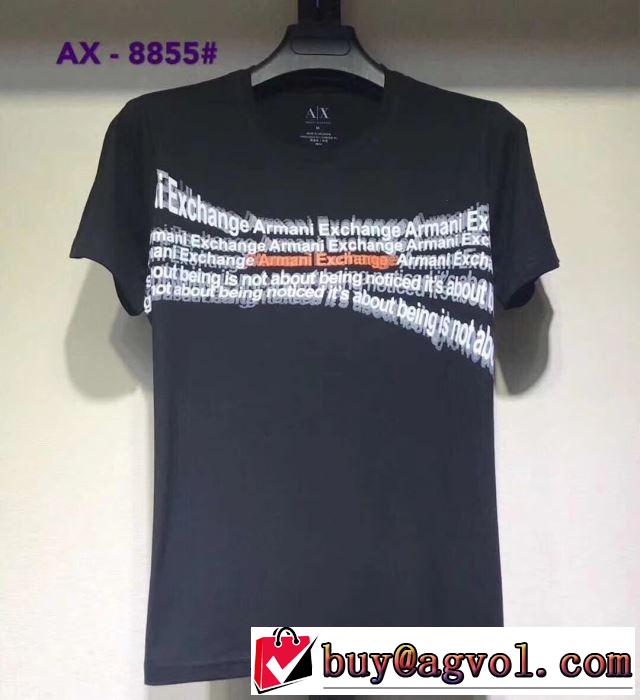 半袖Tシャツ きちんと感が抜群 アルマーニ 2019年の夏のマスト ARMANI 多色可選 夏らしい季節感