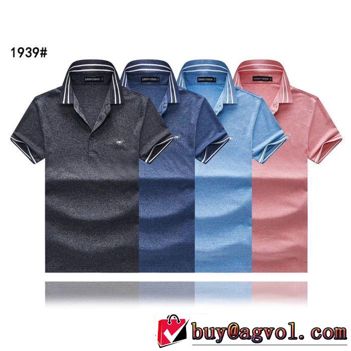 多色可選 ぜひ今年のトレンドをチェック アルマーニ2019年春夏流行ファッション ARMANI 半袖Tシャツ ちょっと大人の印象