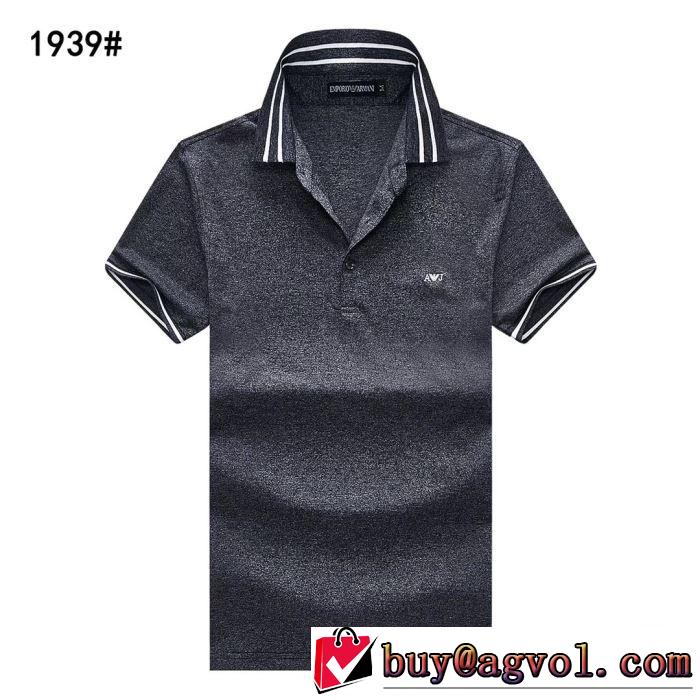 多色可選 ぜひ今年のトレンドをチェック アルマーニ2019年春夏流行ファッション ARMANI 半袖Tシャツ ちょっと大人の印象