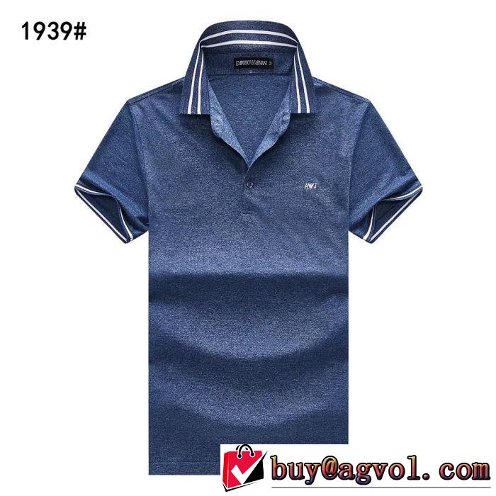 多色可選 ぜひ今年のトレンドをチェック アルマーニ2019年春夏流行ファッション ARMANI 半袖Tシャツ ちょっと大人の印象