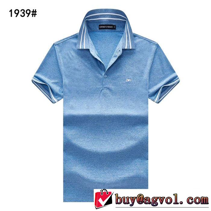多色可選 ぜひ今年のトレンドをチェック アルマーニ2019年春夏流行ファッション ARMANI 半袖Tシャツ ちょっと大人の印象