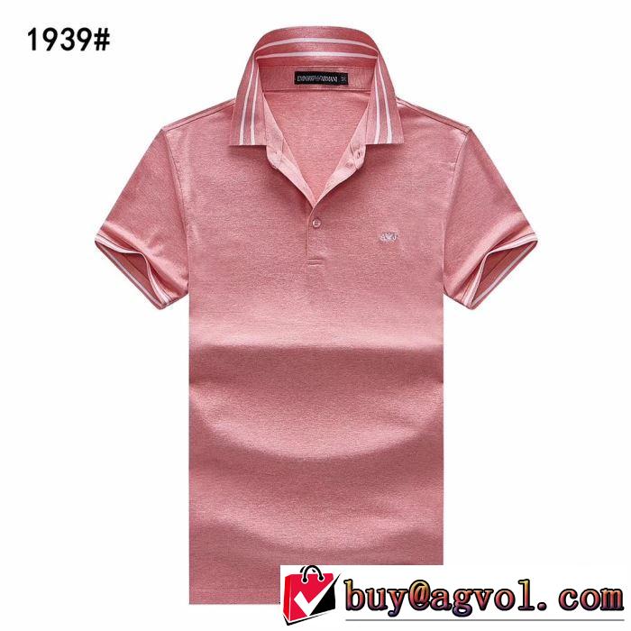 多色可選 ぜひ今年のトレンドをチェック アルマーニ2019年春夏流行ファッション ARMANI 半袖Tシャツ ちょっと大人の印象