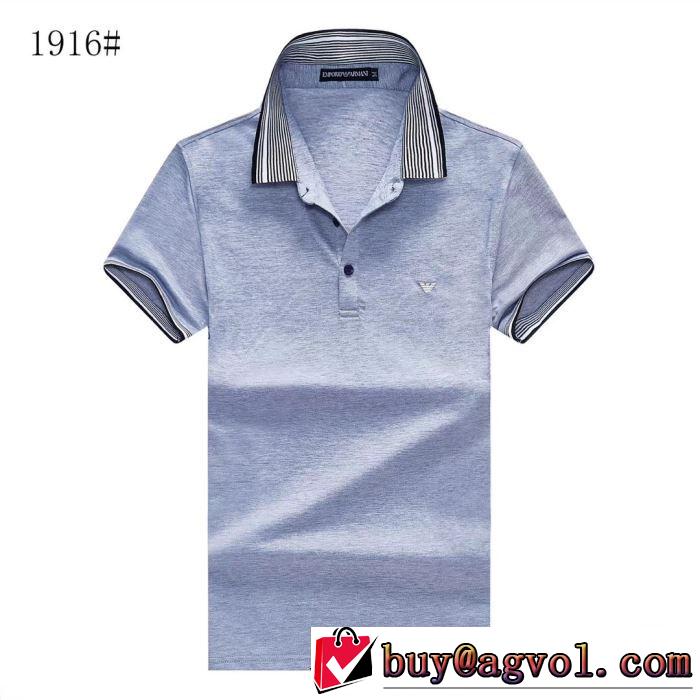2019年夏の一押しファッションアイテム アルマーニ ARMANI リッチな印象に 半袖Tシャツ 多色可選 ゆったり感のあるアイテム