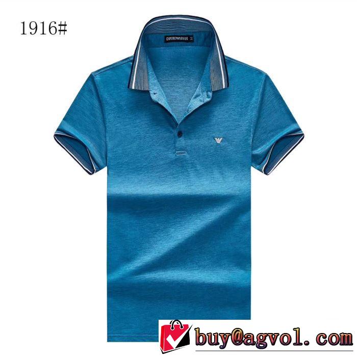 2019年夏の一押しファッションアイテム アルマーニ ARMANI リッチな印象に 半袖Tシャツ 多色可選 ゆったり感のあるアイテム