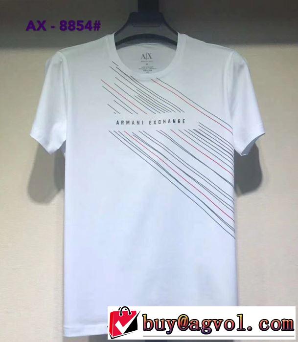 アルマーニ ARMANIリラックス感のあるゆったり 半袖Tシャツ 2019夏ファション新品 多色可選 春夏のトレンドアイテム