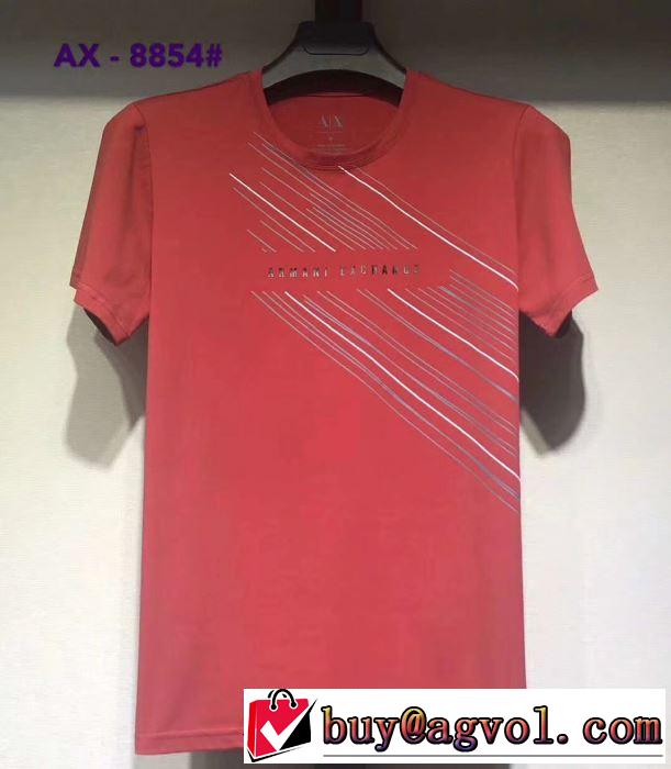 アルマーニ ARMANIリラックス感のあるゆったり 半袖Tシャツ 2019夏ファション新品 多色可選 春夏のトレンドアイテム