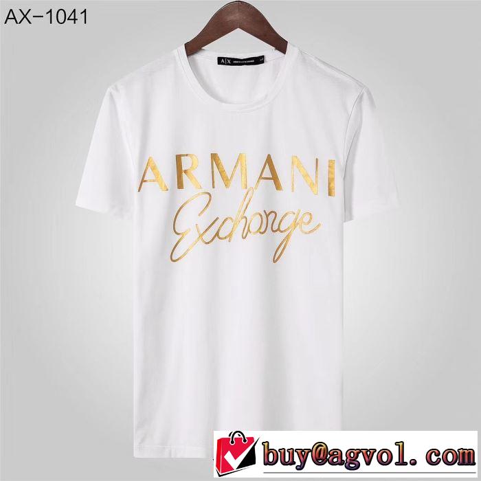 多色可選 風通しの良いフレア アルマーニ ARMANI 高級感が好評です半袖Tシャツ 多色可選2019春夏も引き続き人気セール
