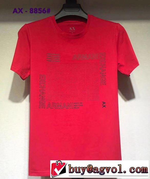 半袖Tシャツ 大胆にデザインオシャレ新品 アルマーニ 春夏の流行り2019新品 ARMANI  多色可選 特に注目したい