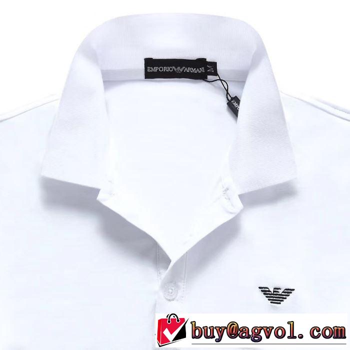 大人のこなれた着こなし  半袖Tシャツ 多色可選 2019春夏も引き続きトレンド アルマーニ ARMANI