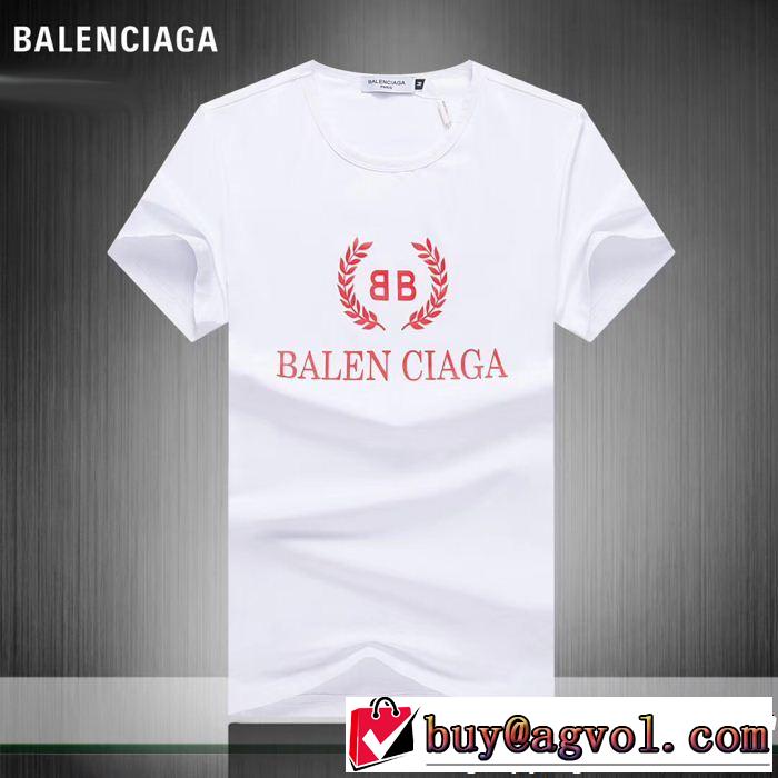 今年の正解大人気新作 季節感をプラス人気商品 2019 BALENCIAGA バレンシアガ 半袖Tシャツ 3色可選