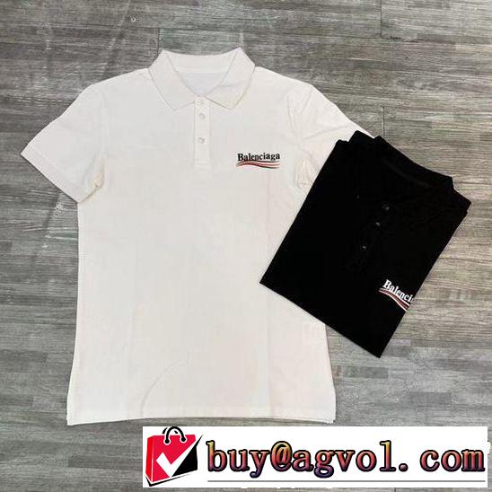  2019年春夏のトレンドアイテム 2色可選 Tシャツ/ティーシャツ  夏のフレッシュな気分に バレンシアガ BALENCIAGA 