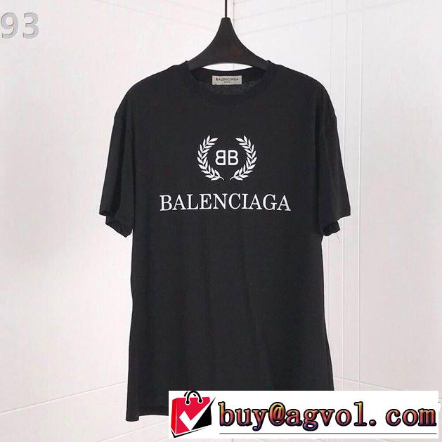  多色可選 2019即旬な装いに Tシャツ/ティーシャツ  夏にぴったり限定アイテム バレンシアガ BALENCIAGA 