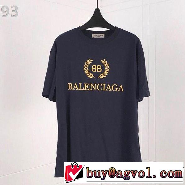 多色可選 2019即旬な装いに Tシャツ/ティーシャツ  夏にぴったり限定アイテム バレンシアガ BALENCIAGA