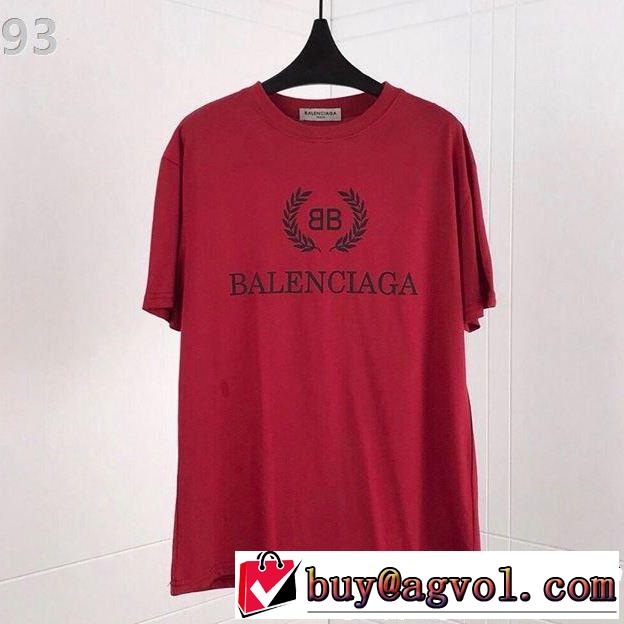 多色可選 2019即旬な装いに Tシャツ/ティーシャツ  夏にぴったり限定アイテム バレンシアガ BALENCIAGA
