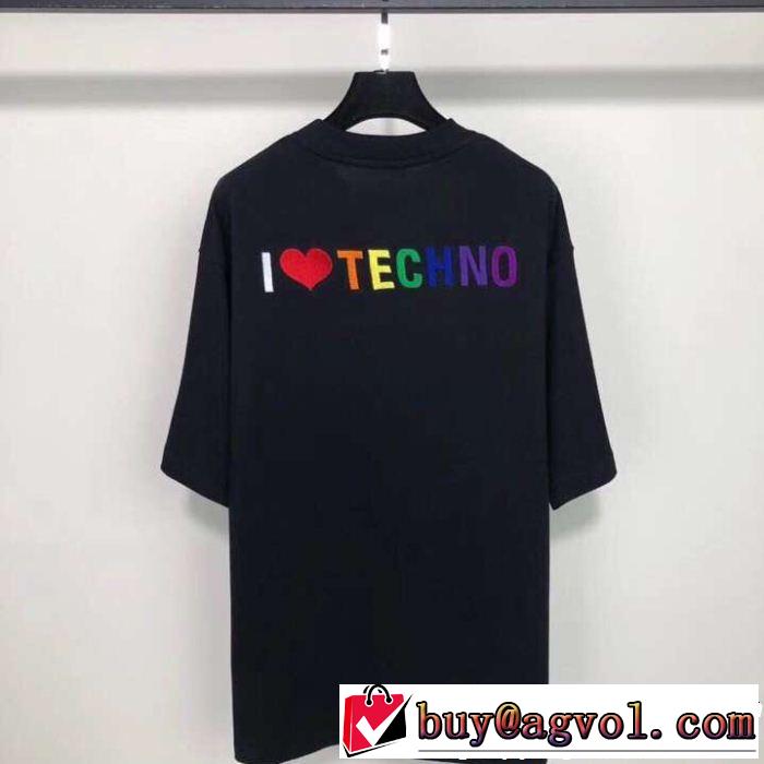目を引く存在感抜群  2色可選 Tシャツ/ティーシャツ  魅力的な今年らしい バレンシアガ BALENCIAGA