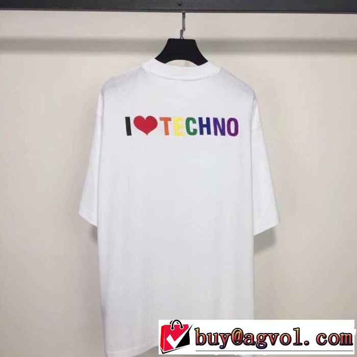 目を引く存在感抜群  2色可選 Tシャツ/ティーシャツ  魅力的な今年らしい バレンシアガ BALENCIAGA