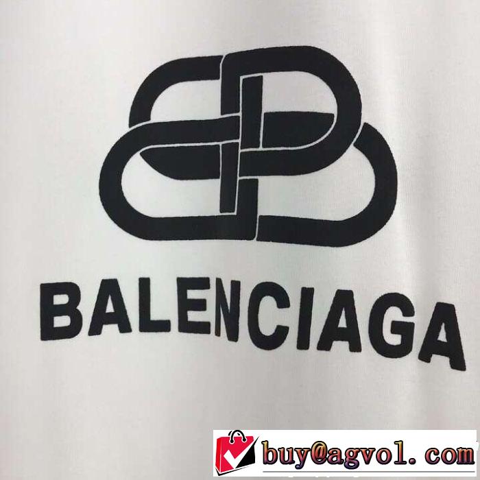 Tシャツ/ティーシャツ  切りっぱなしデザイン バレンシアガ BALENCIAGA 2色可選 大人のカジュアルスタイル