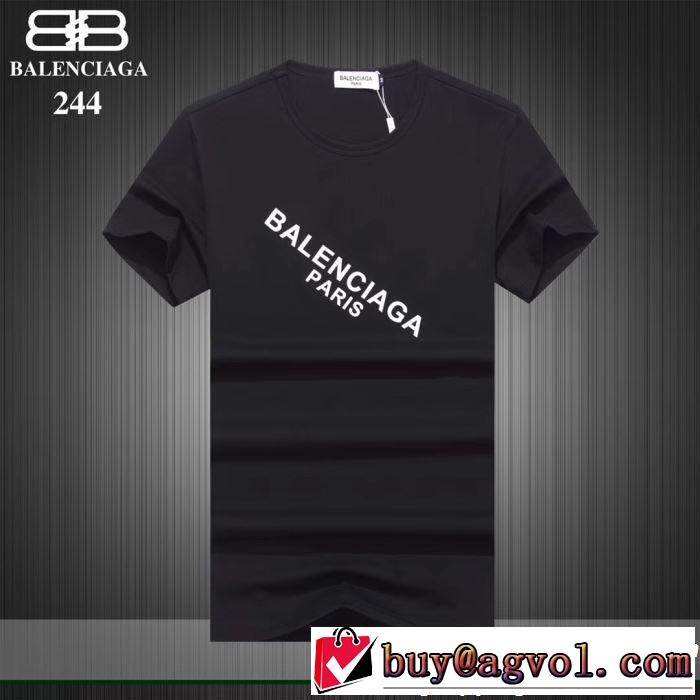 BALENCIAGA バレンシアガ 半袖Tシャツ 3色可選 最も目立ったブランド新品 2019年最新ファッション